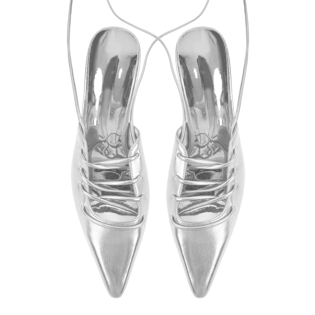Lace up Pointed Toe Stiletto Pumps | Onlymaker Quality