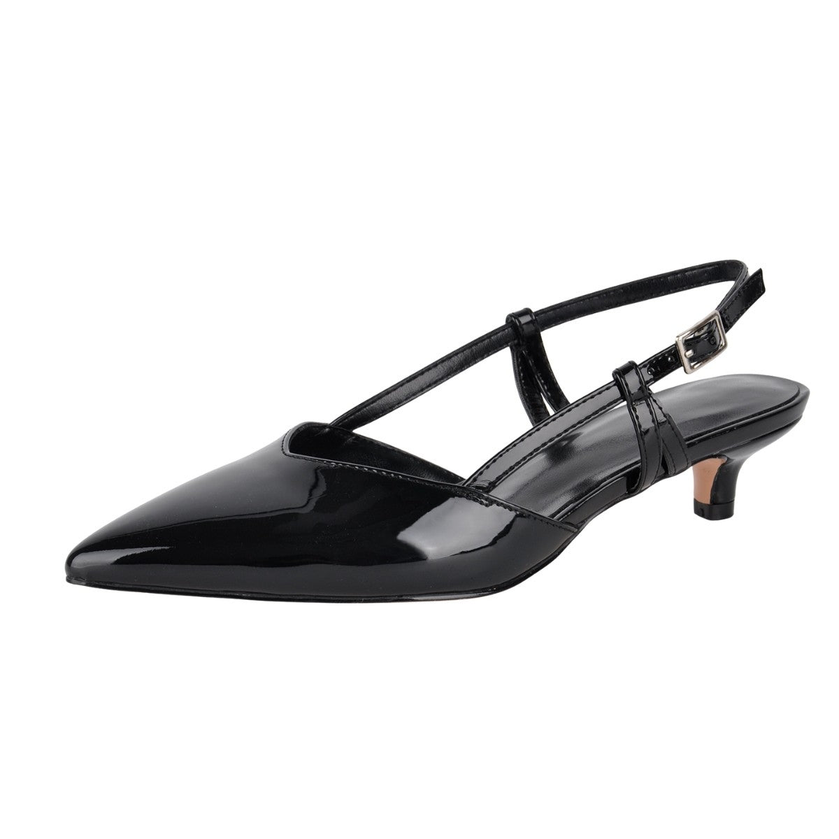 Pointed Toe Slingback Kitten Heel Pumps | Onlymaker Trusted