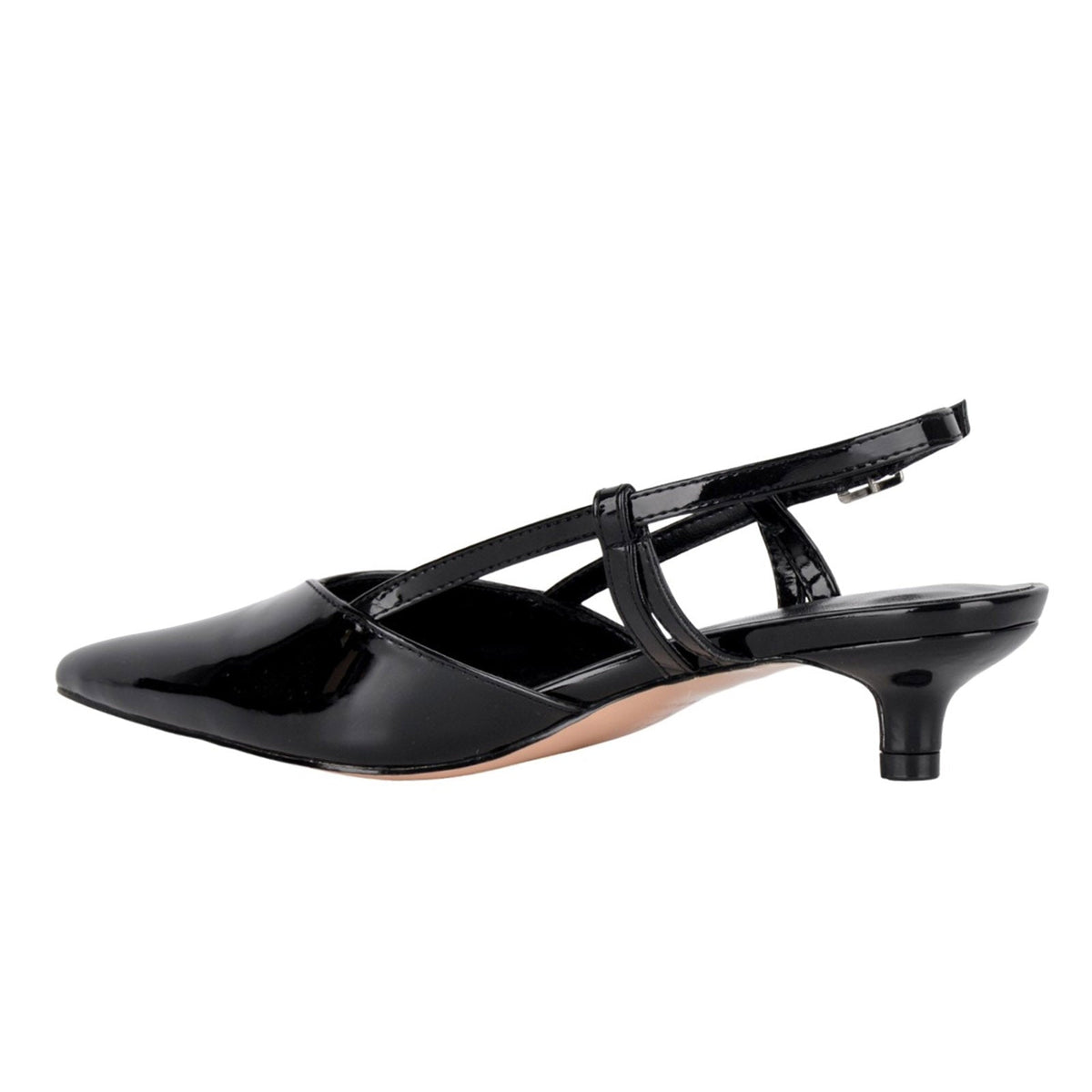 Pointed Toe Slingback Kitten Heel Pumps | Onlymaker Trusted