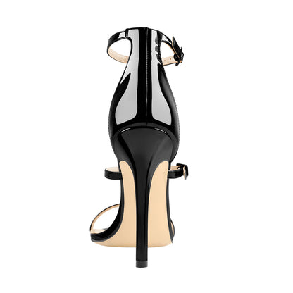 Ankle Strap Stiletto Open Toe Sandals | Onlymaker Quality