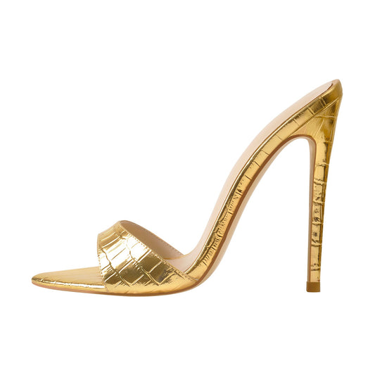 High Heel Stilettos Sandals Mules | Onlymaker Best Seller