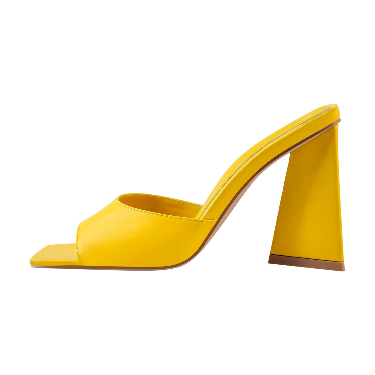 Square Toe Chunky Heel Sandal Mules | Onlymaker Popular