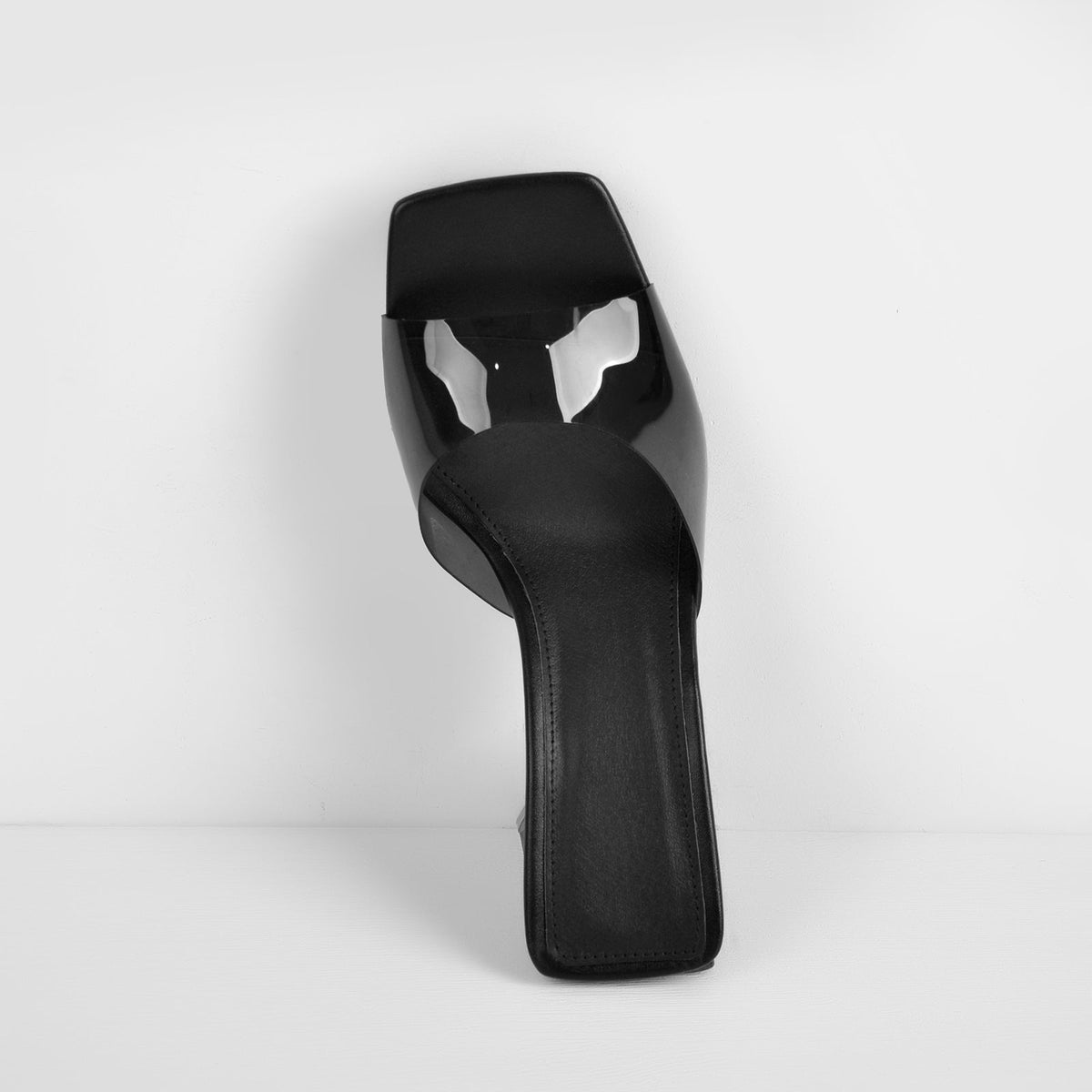 Clear Chunky Heel Sandals Mules | Onlymaker Recommended