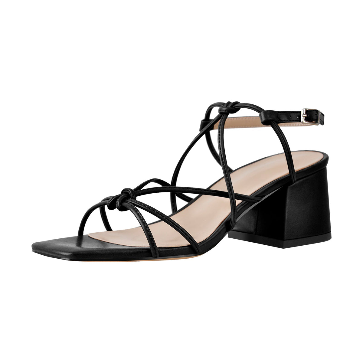 Criss Cross Gladiator Strappy Chunky Heel Sandals | Onlymaker Trusted