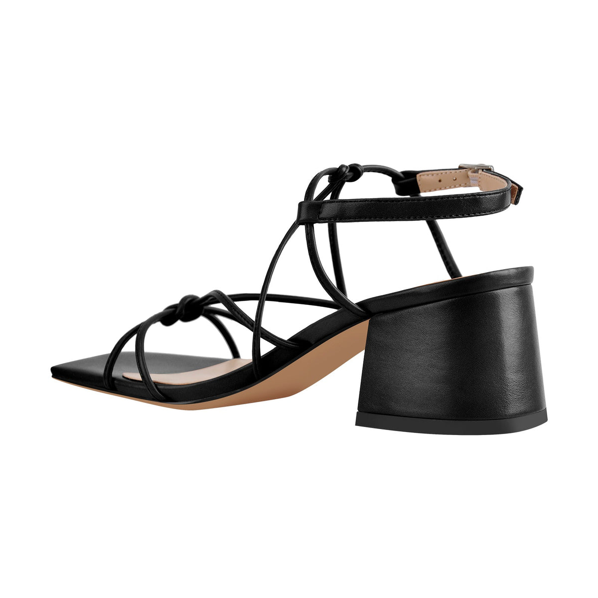 Criss Cross Gladiator Strappy Chunky Heel Sandals | Onlymaker Trusted