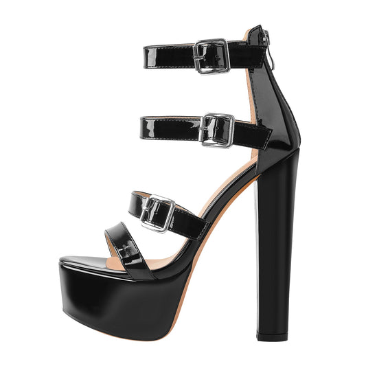 Onlymaker Sandals Platform Chunky High Heels | Onlymaker Quality