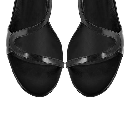 Round Toe S Strap Slingback Sandals | Onlymaker Quality