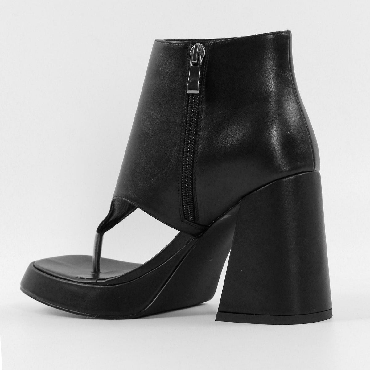 Square Toe Flip-flops Ankle Chunky Heel Sandals | Onlymaker Great Value