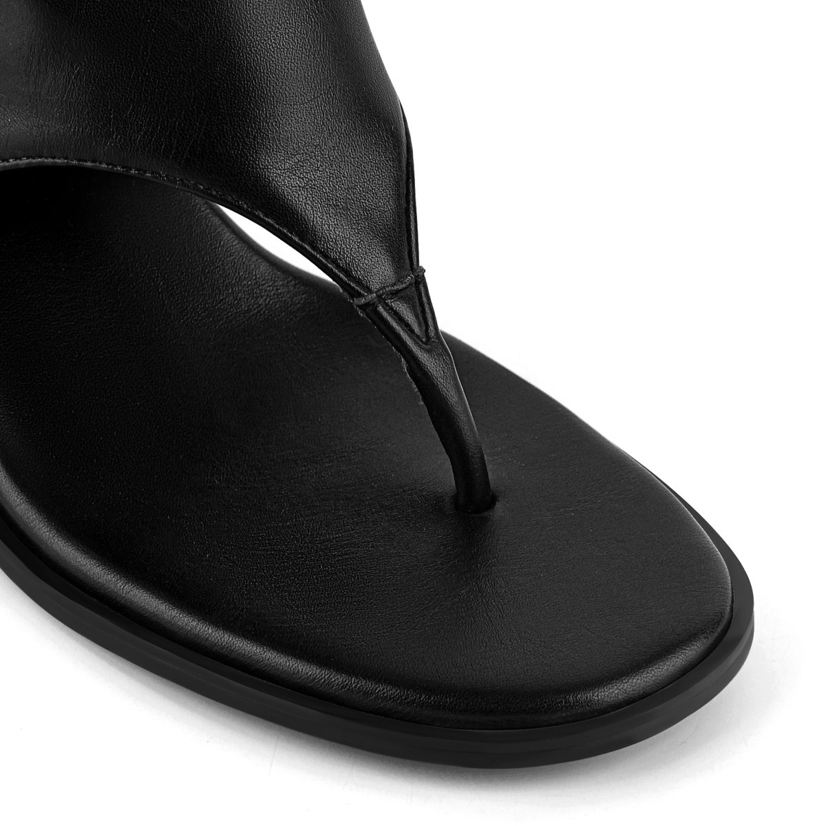 Buckle Ruched Flip-Flop Bootie Sandals | Onlymaker Everyday