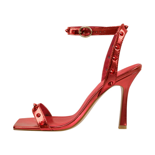 Onlymaker Sandals Rivet Ankle Strap Heels | Onlymaker Premium