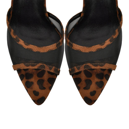 Mesh Pointed Toe Ankle Strap Sandals | Onlymaker Great Value