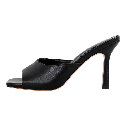 Square Toe Stiletto Sandals Mules | Onlymaker Premium