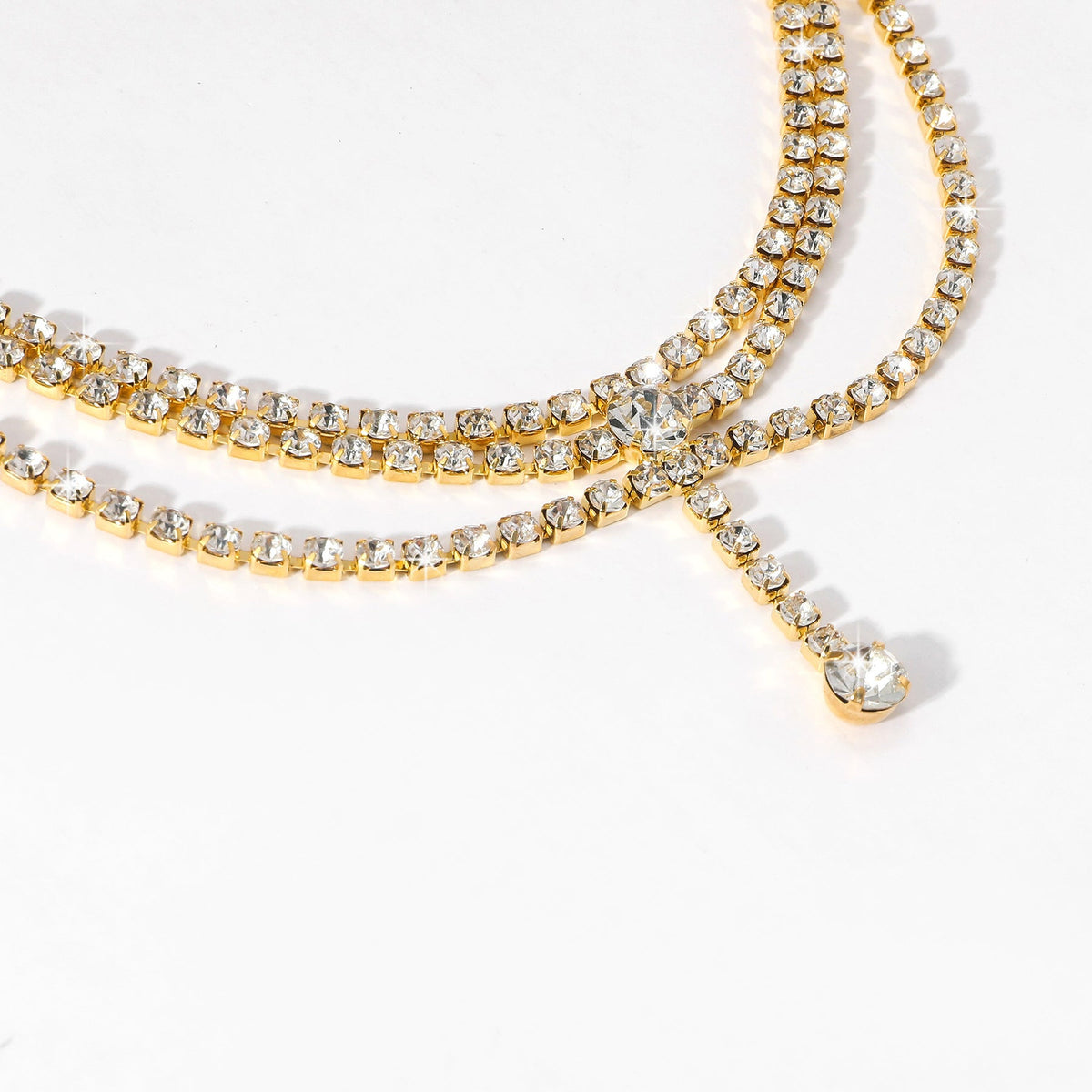 Rhinestone Pendant Anklet | Onlymaker Smart Buy