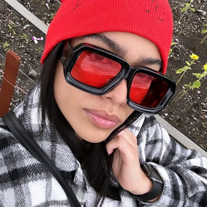 Square Shape Wide Rim Sunglasses | Onlymaker Deals