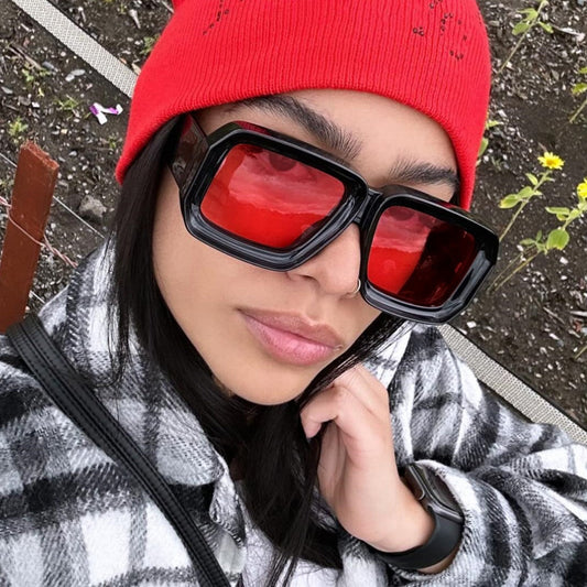 Square Shape Wide Rim Sunglasses | Onlymaker Deals