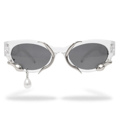 Pearl Pendant Cat Eye Sunglasses | Onlymaker Value
