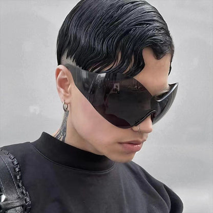 Large Frame Cyberpunk Sunglasses | Onlymaker Recommended
