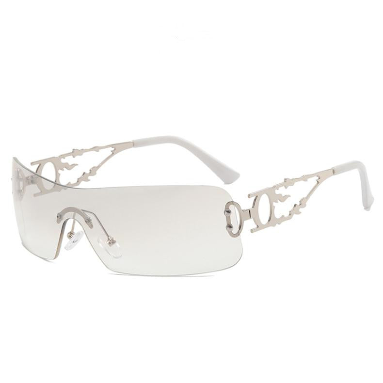 Rimless Cutout Sunglasses | Onlymaker Discount
