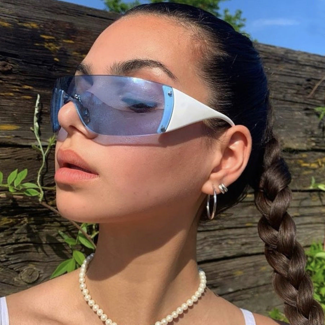 Rimless Riding Sunglasses | Onlymaker Smart Buy