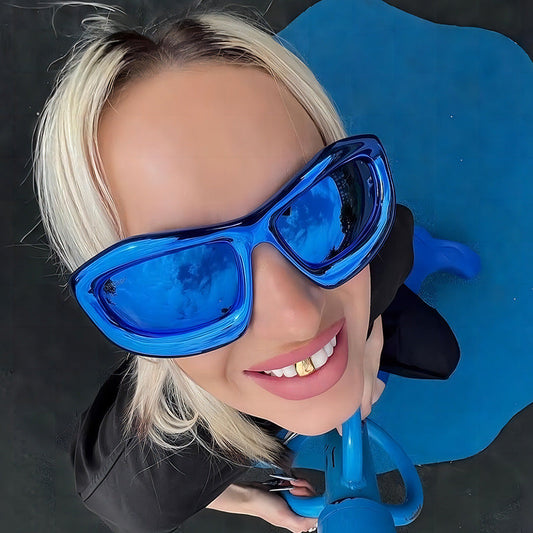 Thick Frame Punk Sunglasses | Onlymaker Best Price