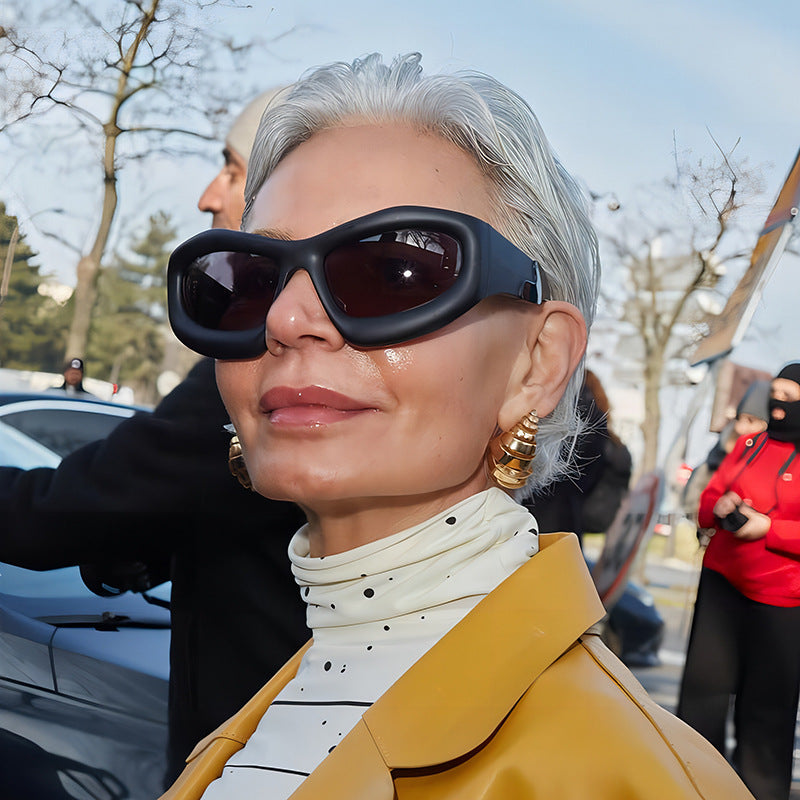 Thick Frame Punk Sunglasses | Onlymaker Best Price