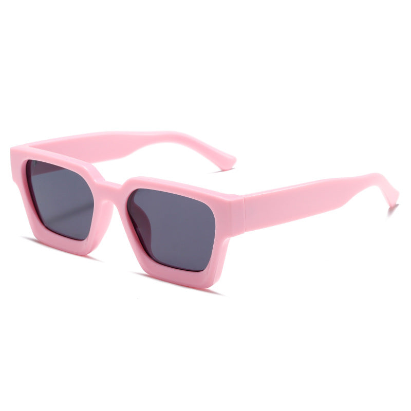 Rainbow Square Shape Sunglasses | Onlymaker Exclusive