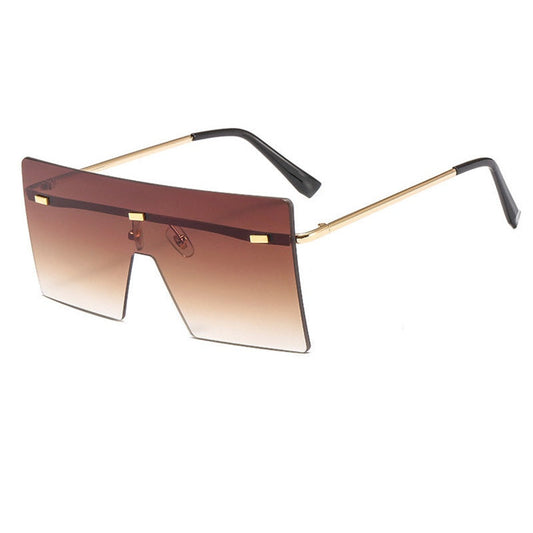 Square Shape Rimless Sunglasses | Onlymaker Best Price