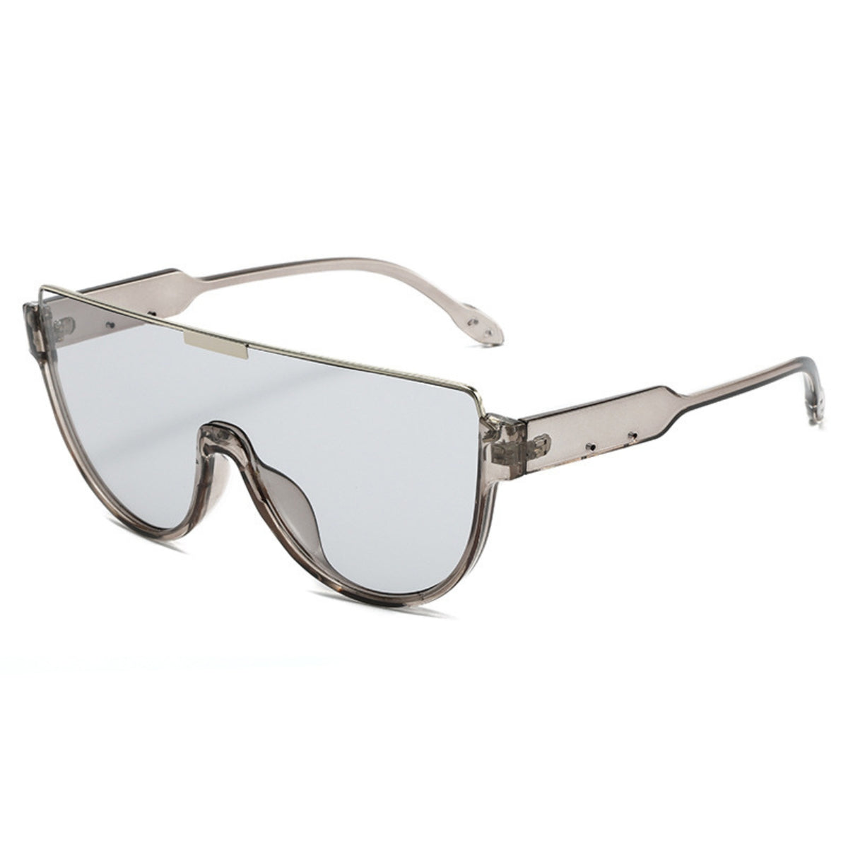 Shaped Large Frame Fashion Sunglasses | Onlymaker Hot Sale
