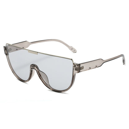 Shaped Large Frame Fashion Sunglasses | Onlymaker Hot Sale