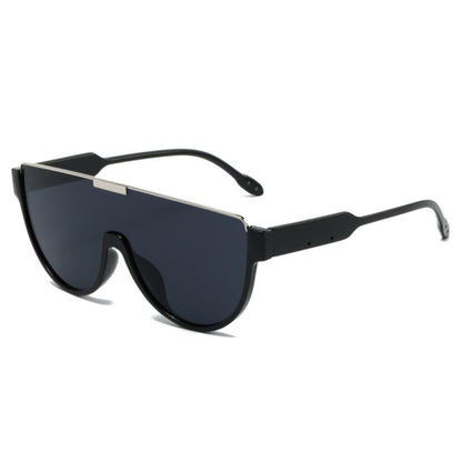 Shaped Large Frame Fashion Sunglasses | Onlymaker Hot Sale