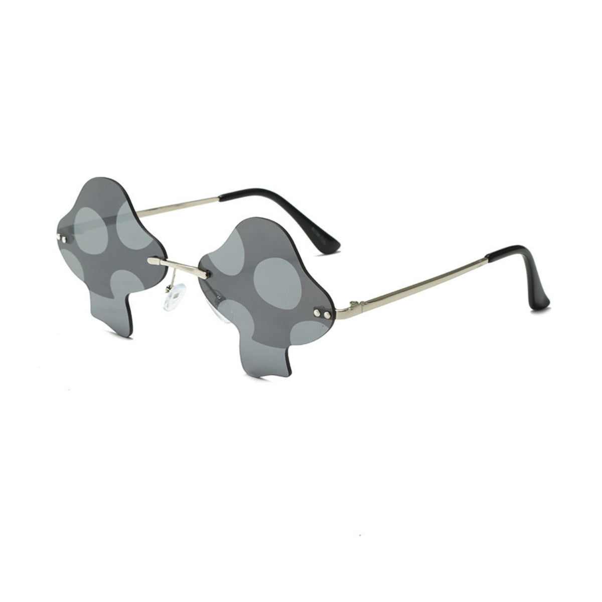 Multicolor Mushroom Shape Rimless Sunglasses | Onlymaker Everyday
