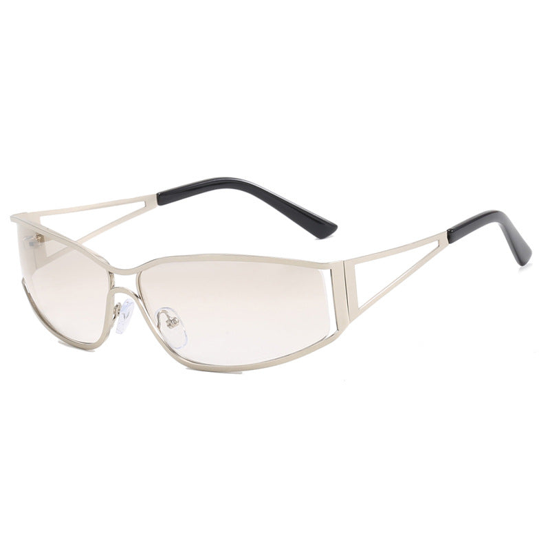 Gradient Metal Frame Sunglasses | Onlymaker Special Offer