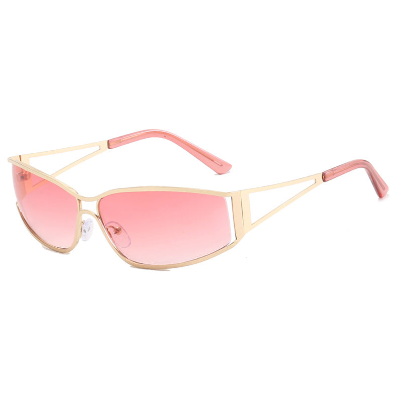 Gradient Metal Frame Sunglasses | Onlymaker Special Offer