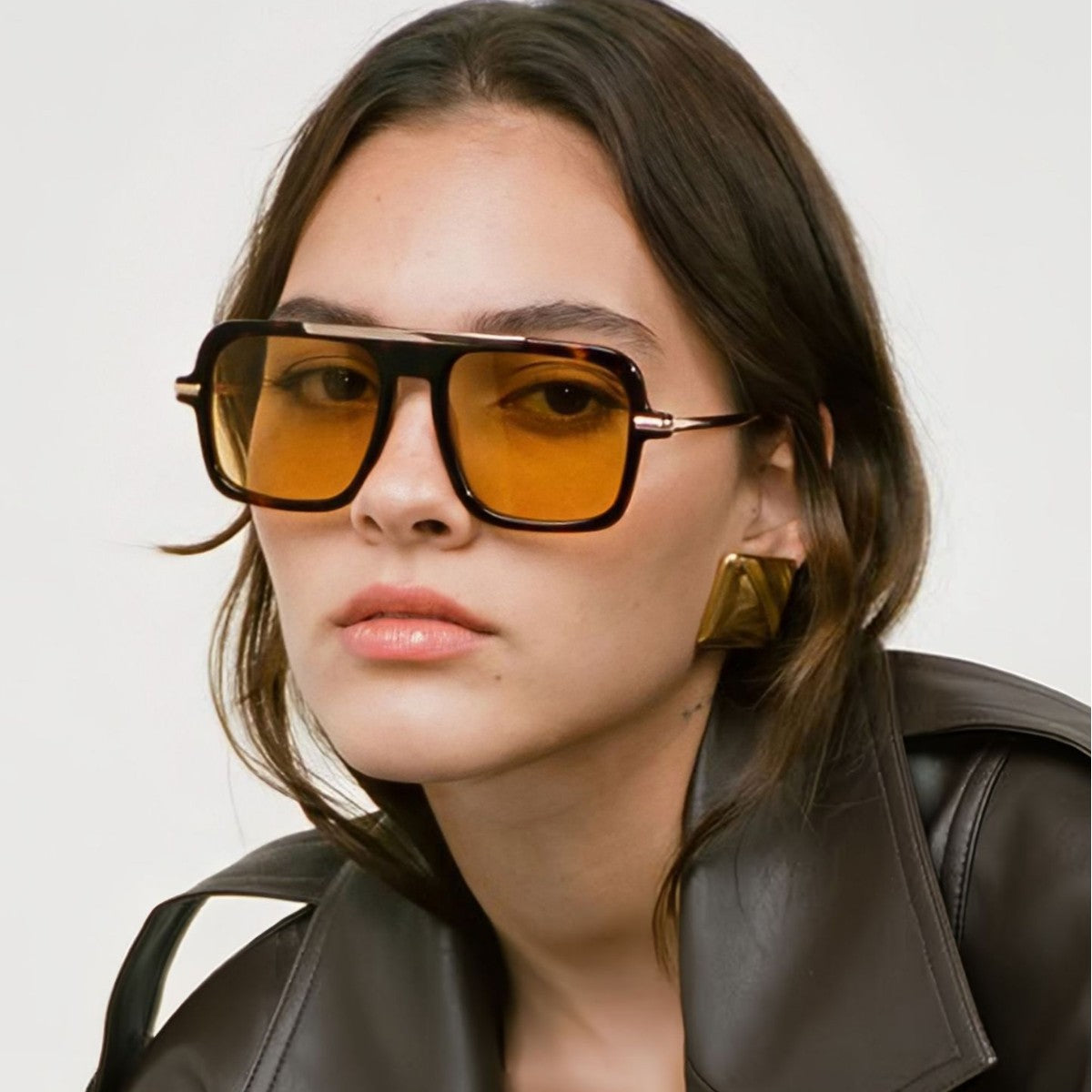 Square Shape Aviator Sunglasses | Onlymaker Recommended