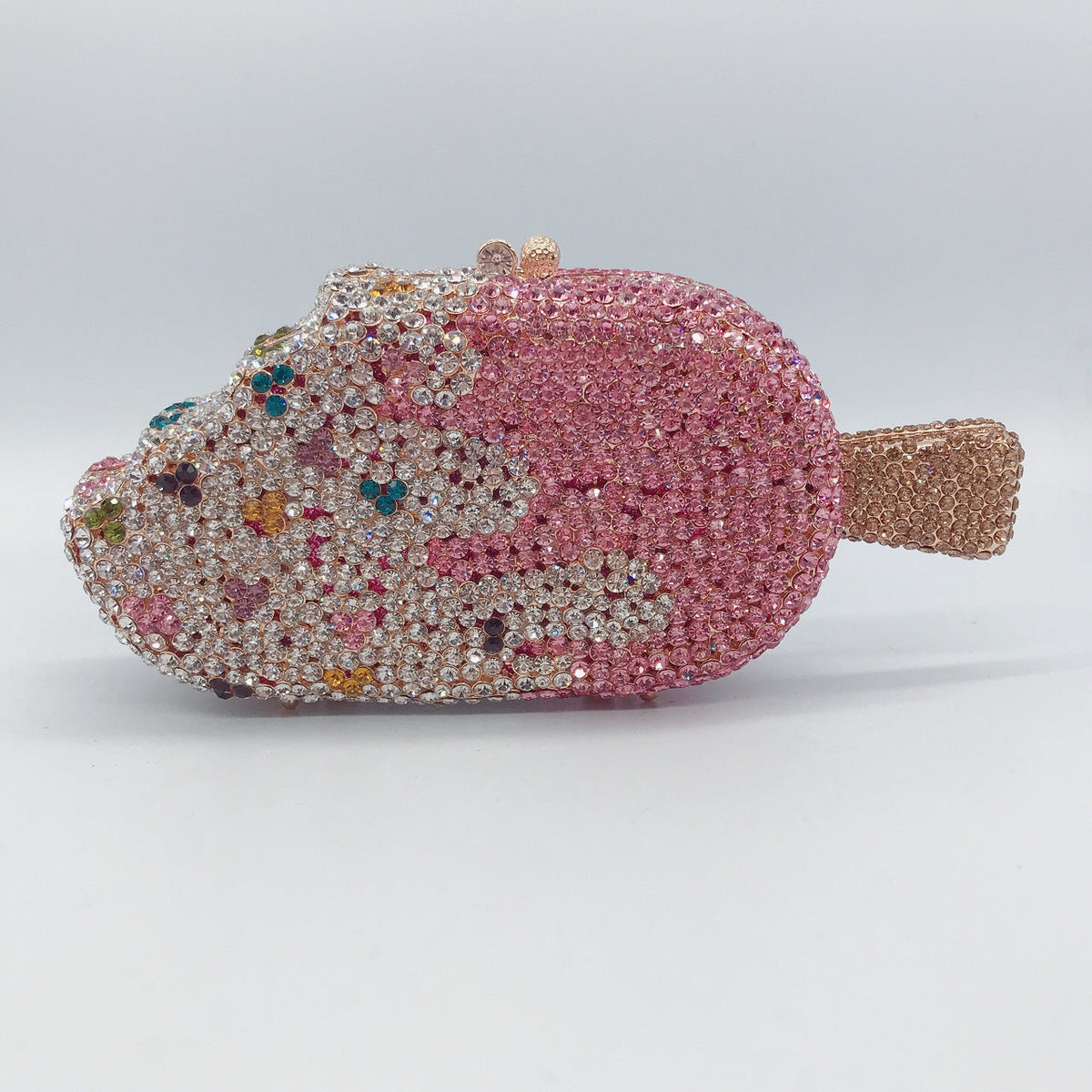 Diamond Rhinestone Ice Cream Clutch | Onlymaker Latest