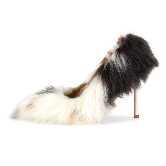 Fur Pointed Toe Stiletto Pumps | Onlymaker Top Pick