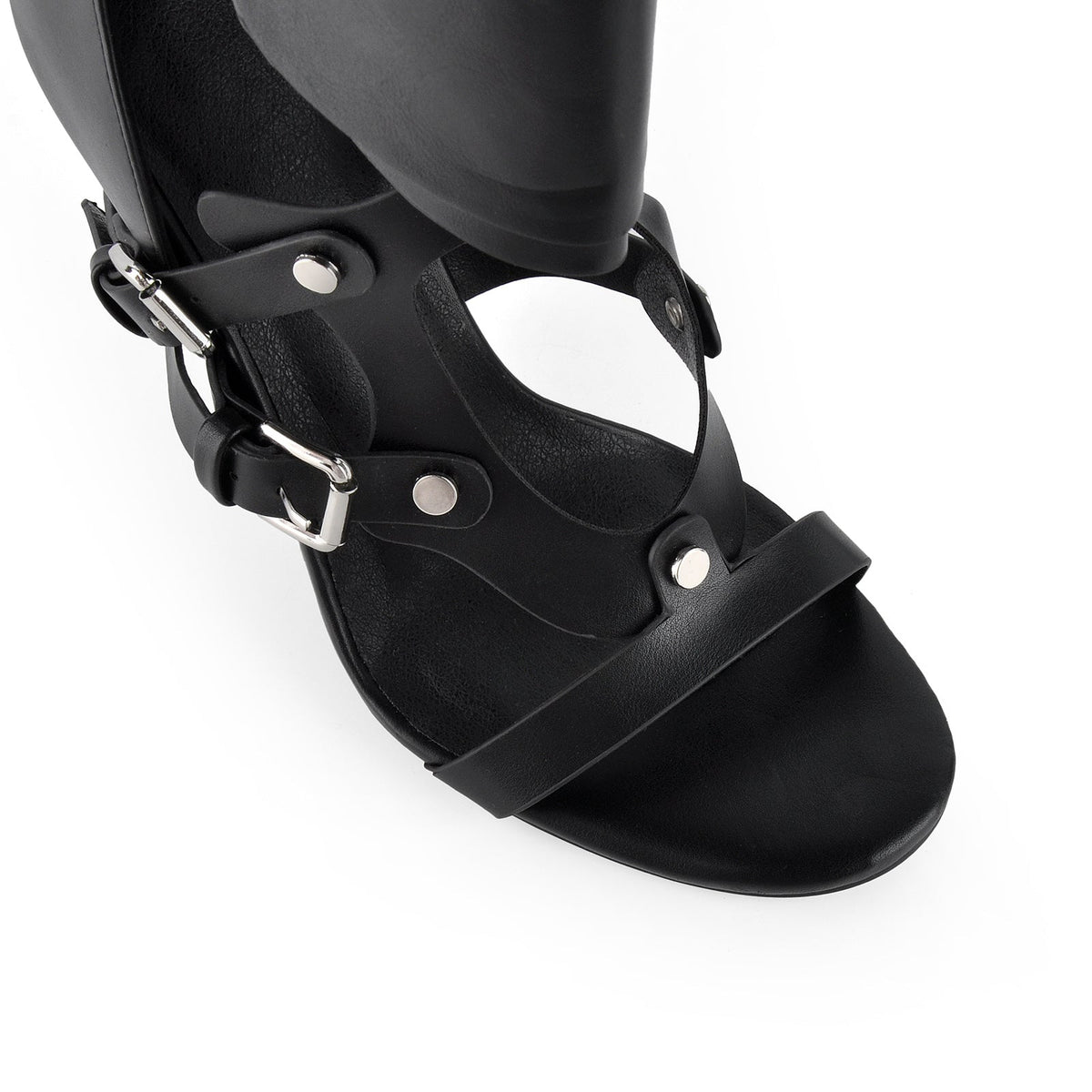 Gladiator Multi Buckles Thigh High Boots Sandals | Onlymaker Trusted