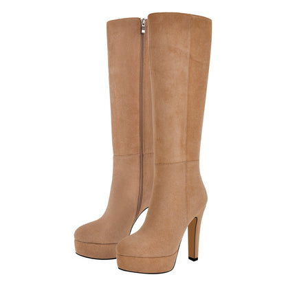Onlymaker Platform Suede Knee High Boots | Onlymaker Signature