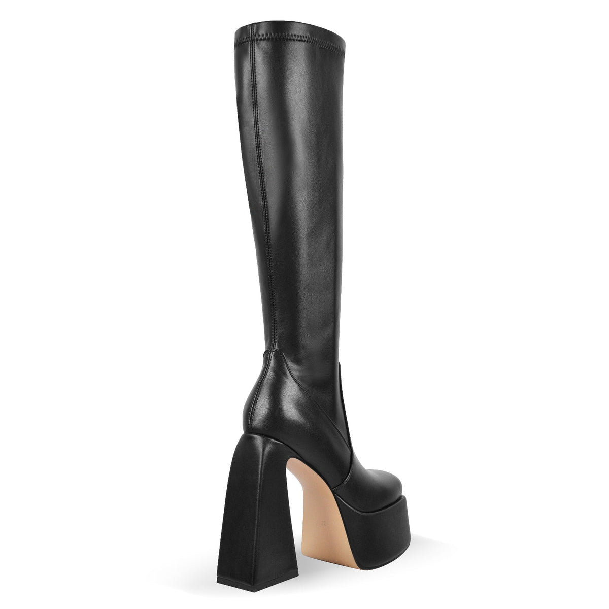 Platform Triangle Heel Thigh Knee High Boots | Onlymaker Classic