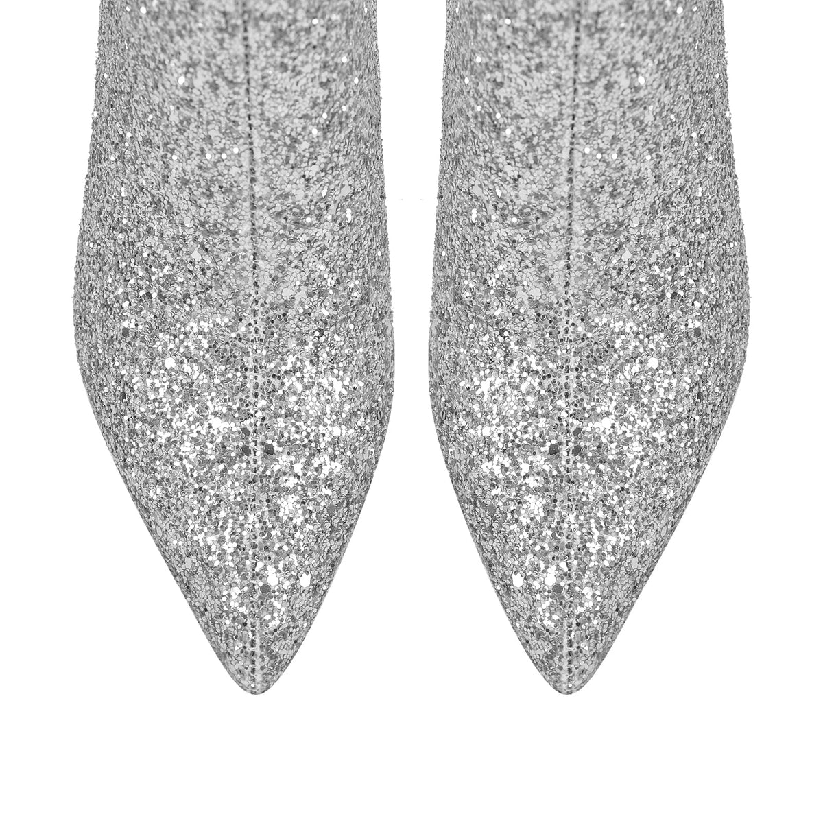 Pointed Toe Glitter Ankle Boots | Onlymaker Special Offer