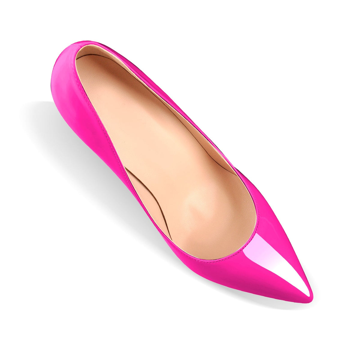 Rose Red Pointed Toe High Heel Stiletto Pumps | Onlymaker Special Offer