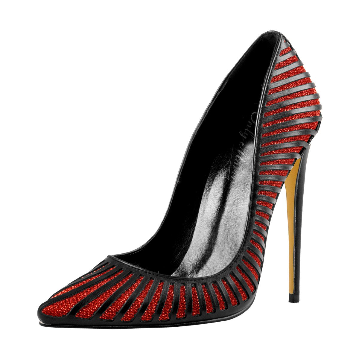 Black Red Silver Yellow Basic Pumps Pointed Toe Stilettos | Onlymaker Trusted