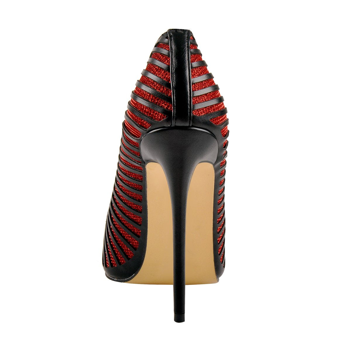 Black Red Silver Yellow Basic Pumps Pointed Toe Stilettos | Onlymaker Trusted