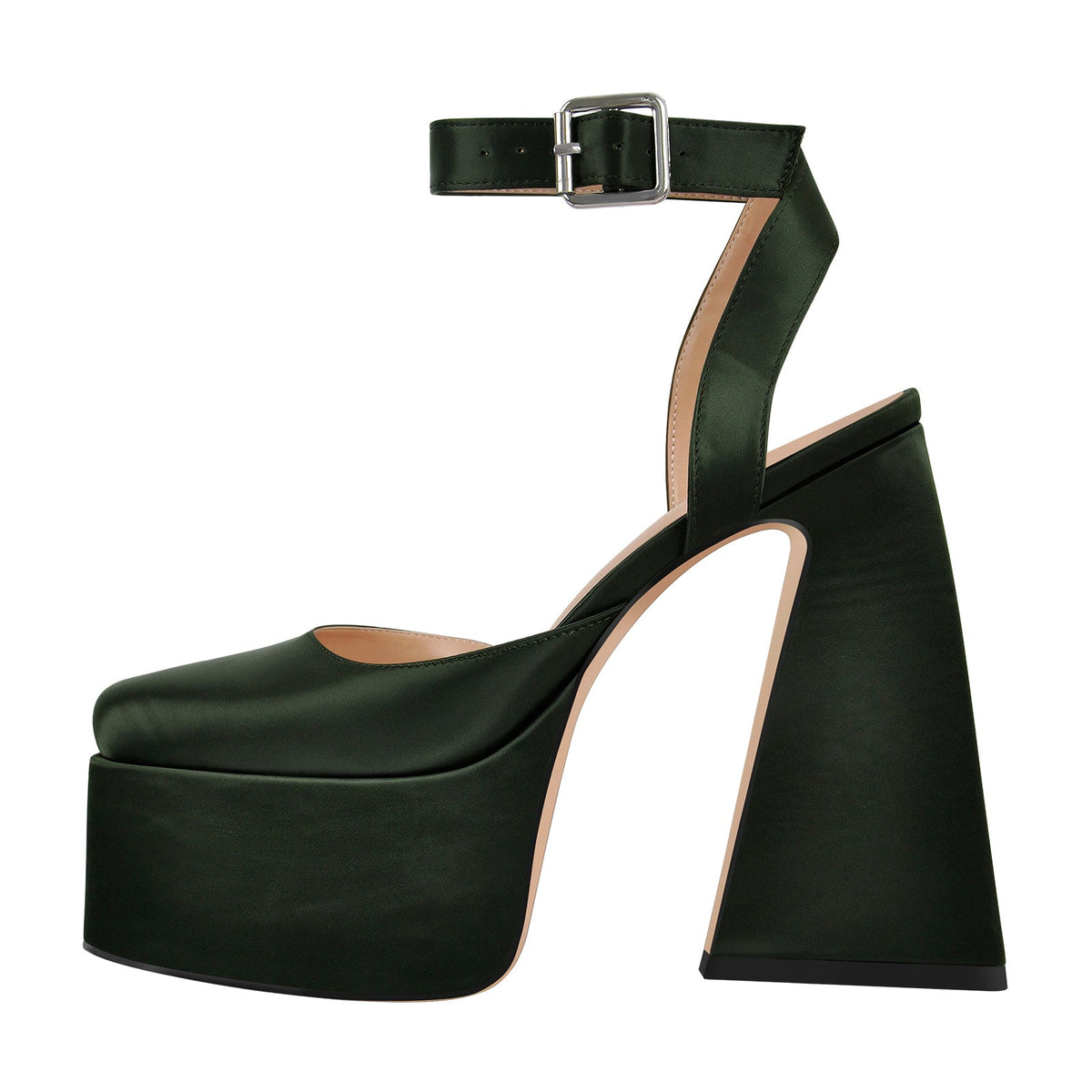 Ankle Strap Platform Chunky High Heel Pumps | Onlymaker Sale