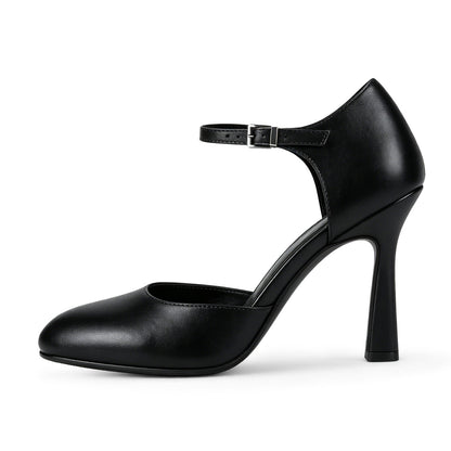 Pointed Toe Buckle Strap Stiletto Pumps | Onlymaker Trending