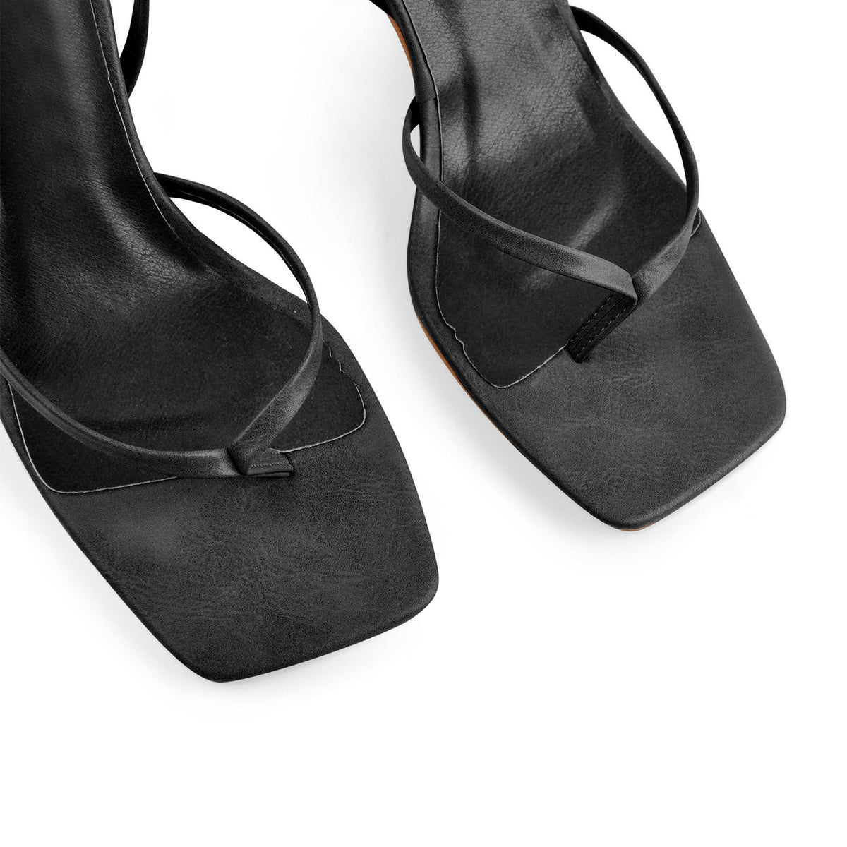 Flip Flop Thong Square Toe Lace Up Sandals | Onlymaker Popular