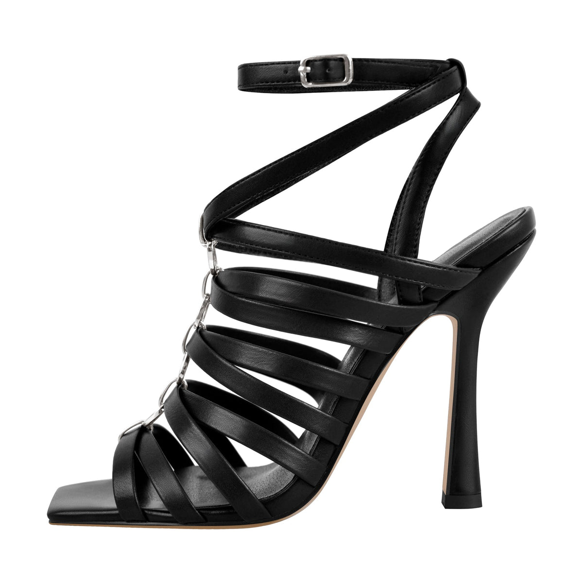 Open Toe Gladiator Hoof Heels Sandals | Onlymaker Top Pick