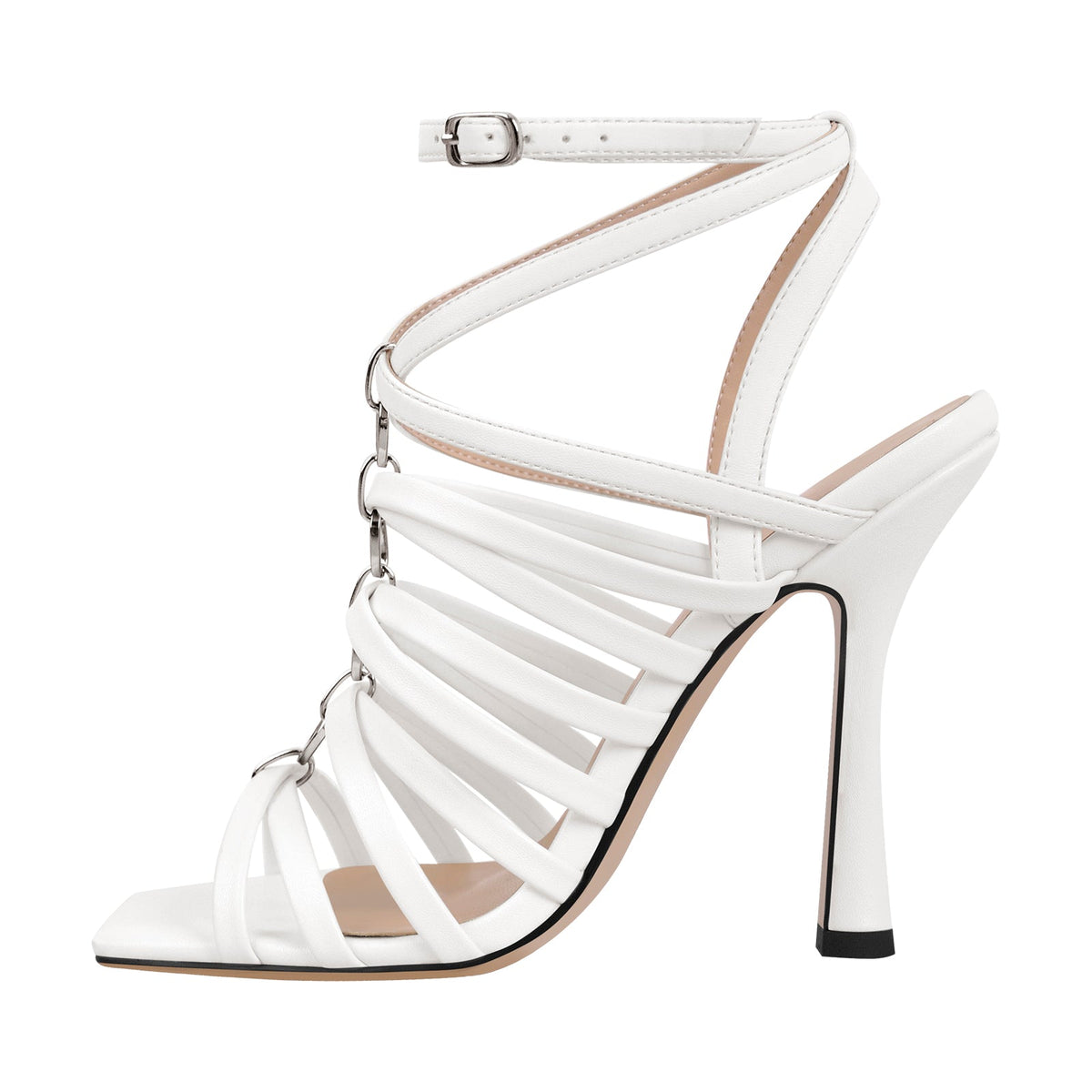 Open Toe Gladiator Hoof Heels Sandals | Onlymaker Top Pick
