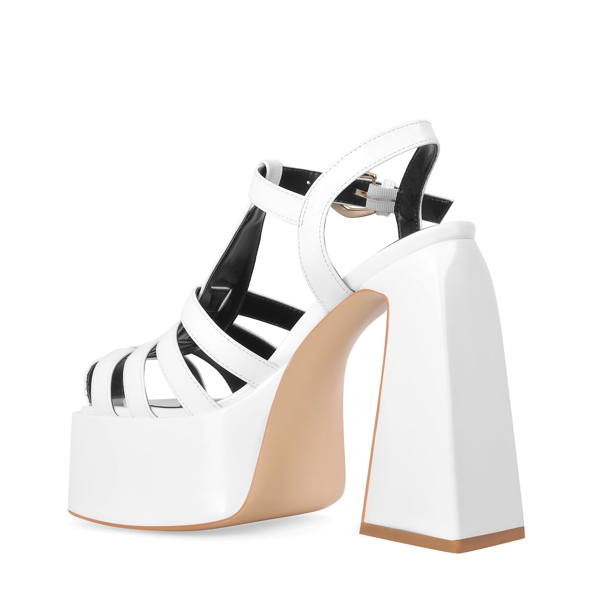 Platform Chunky High Heels Buckle Sandals | Onlymaker Hot Sale