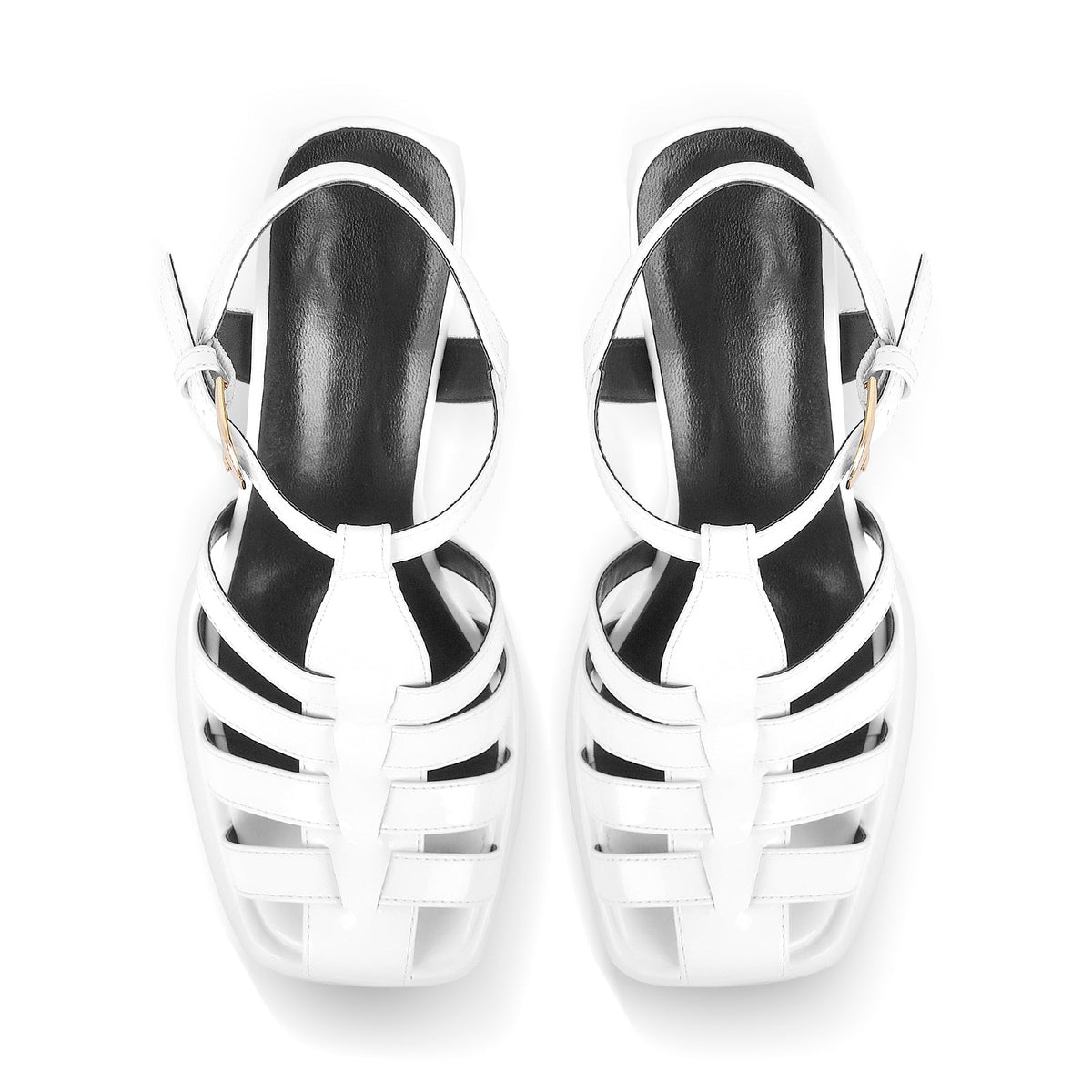 Platform Chunky High Heels Buckle Sandals | Onlymaker Hot Sale